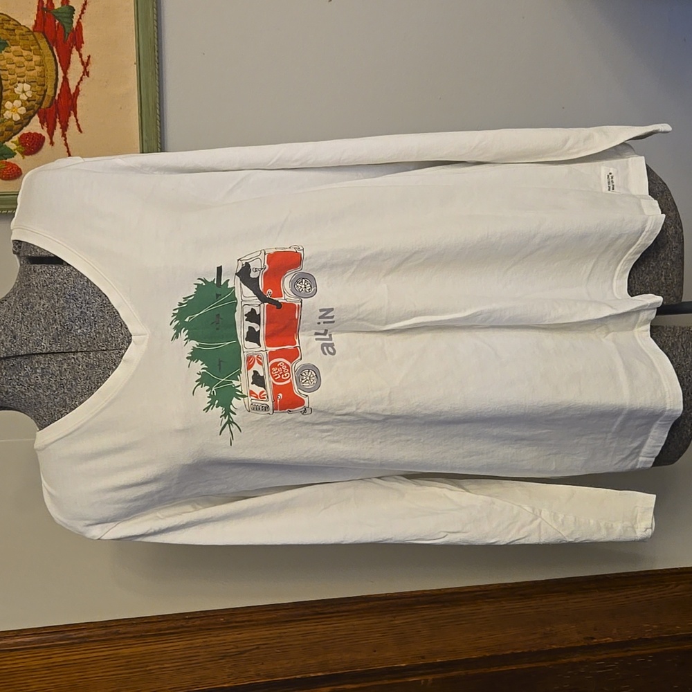Life is Good Crusher Tee Bear Family Long Sleeve